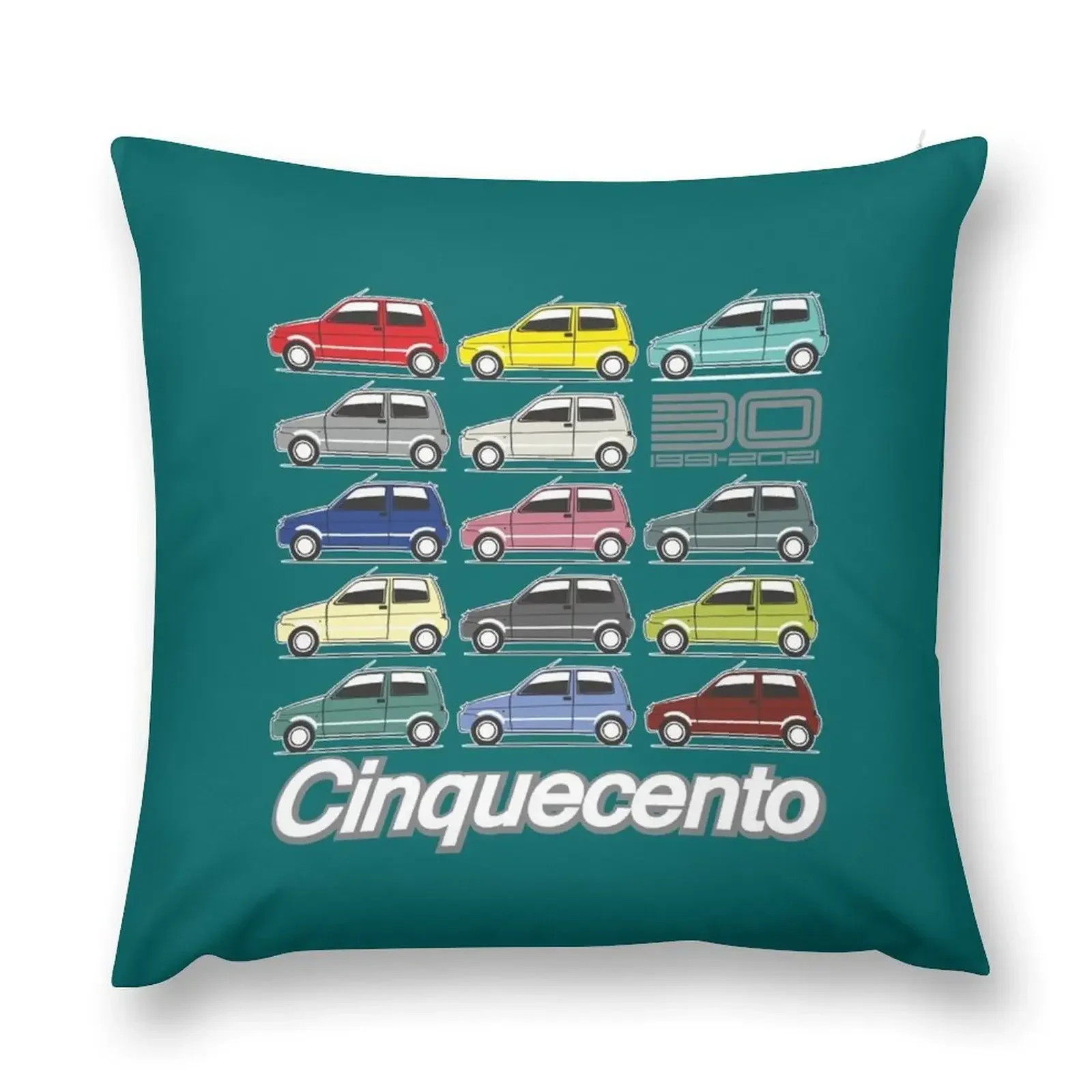 Fiat Cinquecento 30-летняя декоративная подушка роскошная для дивана подушки детей