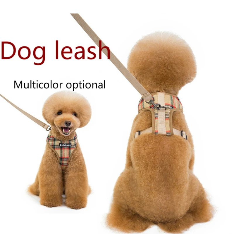 Pet Supplies Leash Set Dog Harness Dog Vest Pet Leash Polyester Brace Chest Strap Buckle Design Can Adjust The Bust Size
Pet Supplies Leash Set Dog Harness Dog Vest Pet Leash Polyester Brace Chest Strap Buckle Design Can Adjust The Bust Size