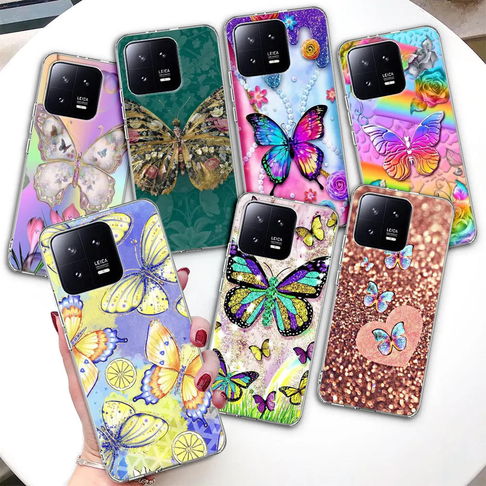 Чехол для телефона Xiaomi Mi 13 12T 11 Ultra 12 11T 10T 9T Pro Note 10 9 A2 CC9 8 Lite 11i, чехол из ТПУ с роскошной цветной бабочкой
Чехол для телефона Xiaomi Mi 13 12T 11 Ultra 12 11T 10T 9T Pro Note 10 9 A2 CC9 8 Lite 11i, чехол из ТПУ с роскошной цветной бабочкой
