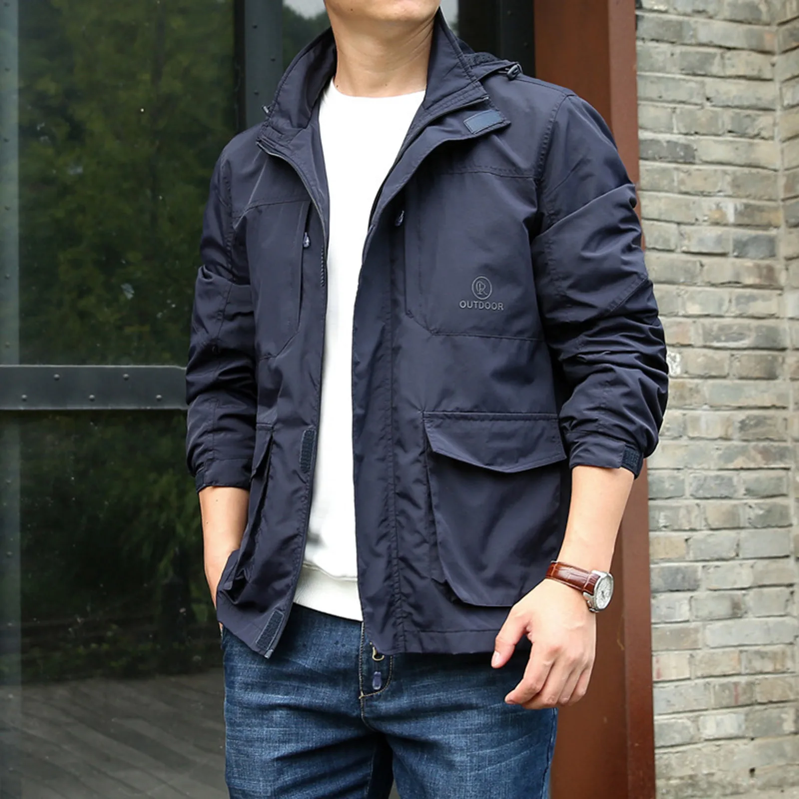2023 Men Spring Autumn Outdoor Casual Windproof Baggy Jacket Men Climbing Waterproof Detachable Hat Multiple Pockets Coats
2023 Men Spring Autumn Outdoor Casual Windproof Baggy Jacket Men Climbing Waterproof Detachable Hat Multiple Pockets Coats