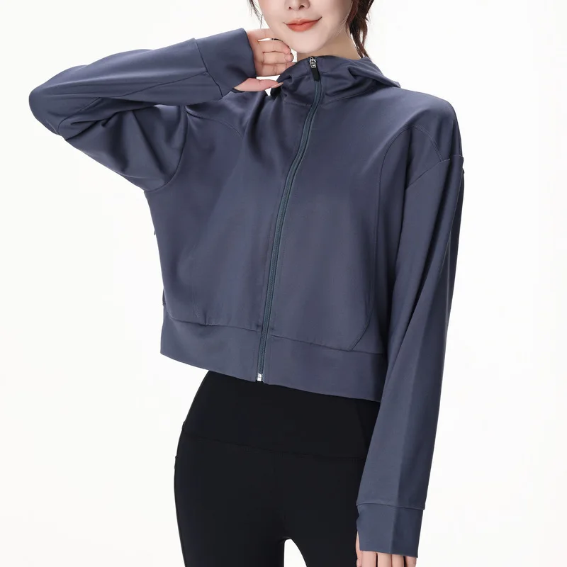 QieLe Hooded Sports Jackets Women Long Sleeve Loose Slim Elastic Autumn Winter Running Workout Coat
QieLe Hooded Sports Jackets Women Long Sleeve Loose Slim Elastic Autumn Winter Running Workout Coat