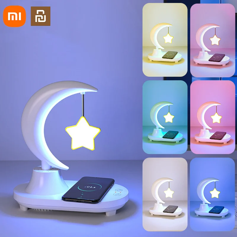 Xiaomi Youpin Creative Music Table Lamp Children Night Light with Rechargeable Bluetooth Connection Mobile Phone RGB Light Home 
Xiaomi Youpin Creative Music Table Lamp Children Night Light with Rechargeable Bluetooth Connection Mobile Phone RGB Light Home