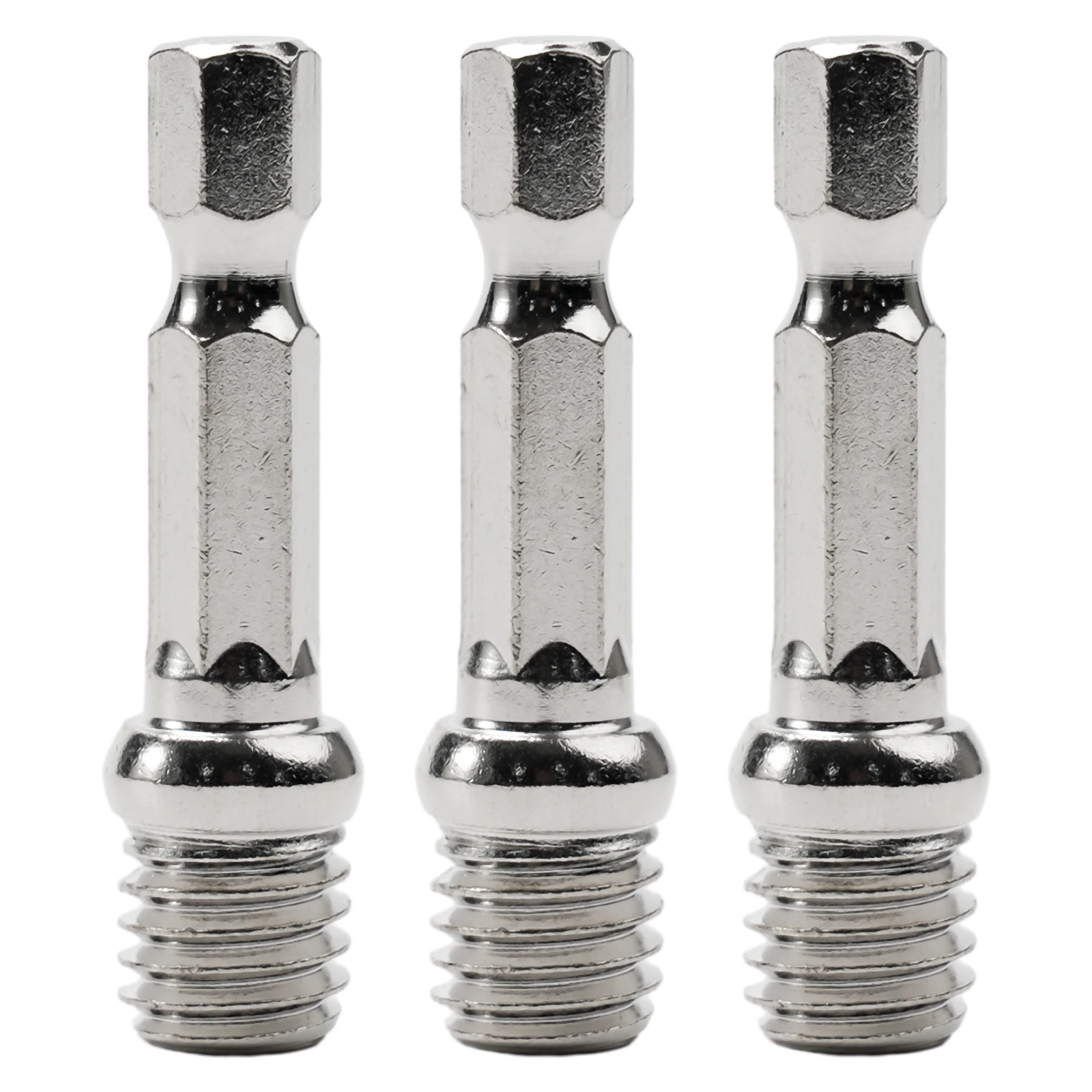 Durable Connecting Rod Rod Adapter 1/4\" 3pcs M10 Metal Shank Diameter: 6mm Silver For Extension Electric Drill
Durable Connecting Rod Rod Adapter 1/4\" 3pcs M10 Metal Shank Diameter: 6mm Silver For Extension Electric Drill