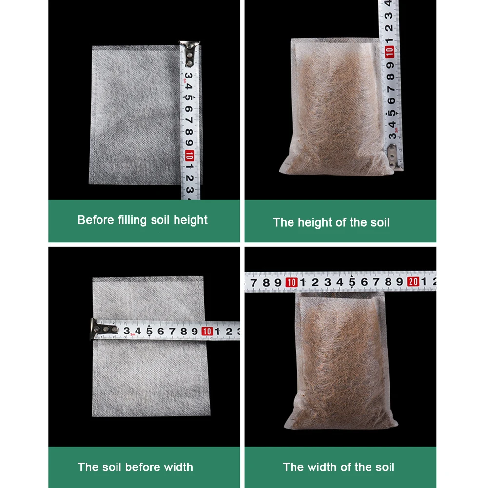 100pcs Plant Grow Bag Non-Woven Fabric Grow Breeding Bags Biodegradable Biodegradable Nursery Bags Flower Pots Home Garden Tool
100pcs Plant Grow Bag Non-Woven Fabric Grow Breeding Bags Biodegradable Biodegradable Nursery Bags Flower Pots Home Garden Tool