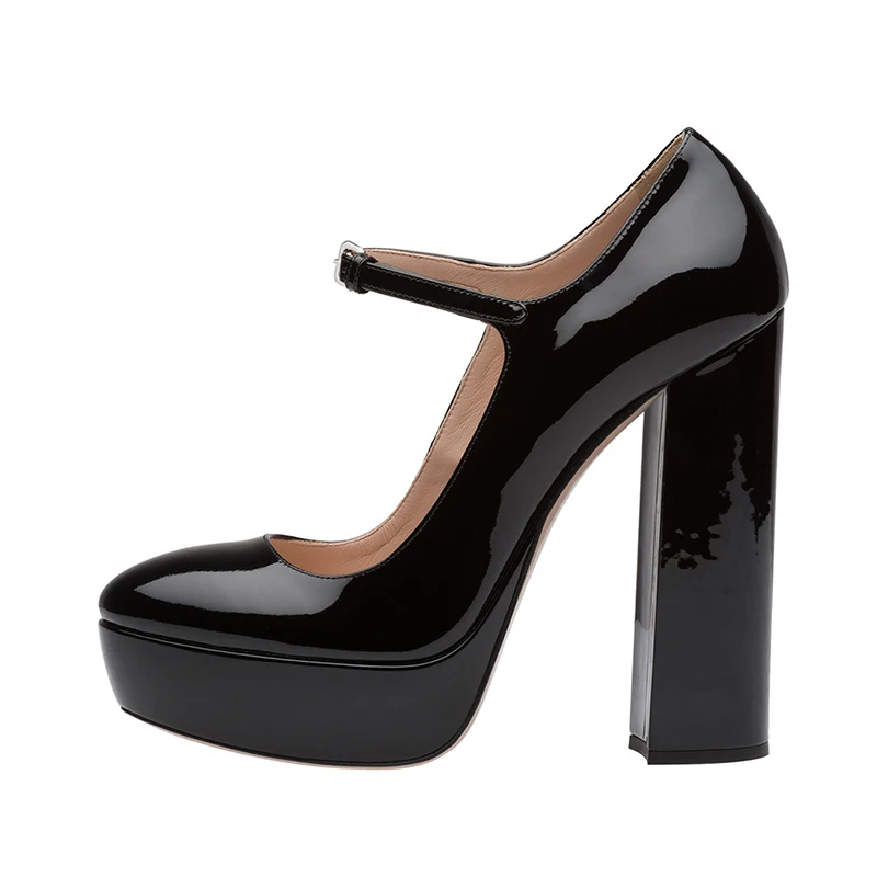2022 Chunky High Heel Platforms Pumps for Women Block Heels Party Dress Shoes Ladies Strap Black Classic Heeled Shoes Mary Jane
2022 Chunky High Heel Platforms Pumps for Women Block Heels Party Dress Shoes Ladies Strap Black Classic Heeled Shoes Mary Jane