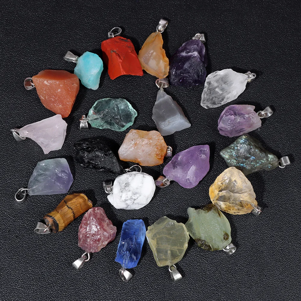 5pcs/lot Natural Stone Pendant Irregular Rough Quartz Crystal Energy Charms For Jewery Making Earrings Necklace DIY Accessories
5pcs/lot Natural Stone Pendant Irregular Rough Quartz Crystal Energy Charms For Jewery Making Earrings Necklace DIY Accessories