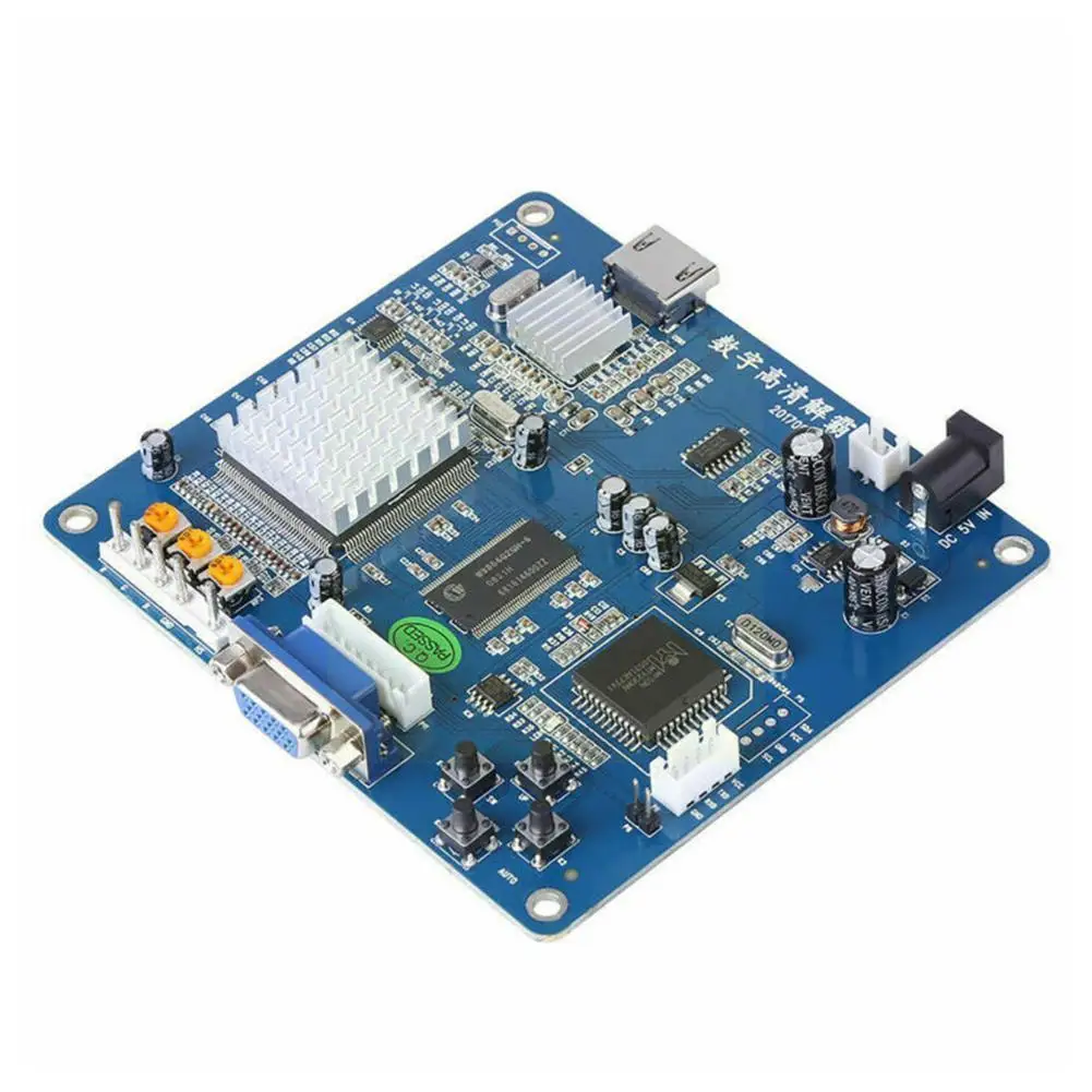 HD Video Output Converter Board VGA/RGB/CGA/EGA/YUV to HDMI-compatible for Arcade Blue Game Machine Video Output Converter F8U4
HD Video Output Converter Board VGA/RGB/CGA/EGA/YUV to HDMI-compatible for Arcade Blue Game Machine Video Output Converter F8U4
