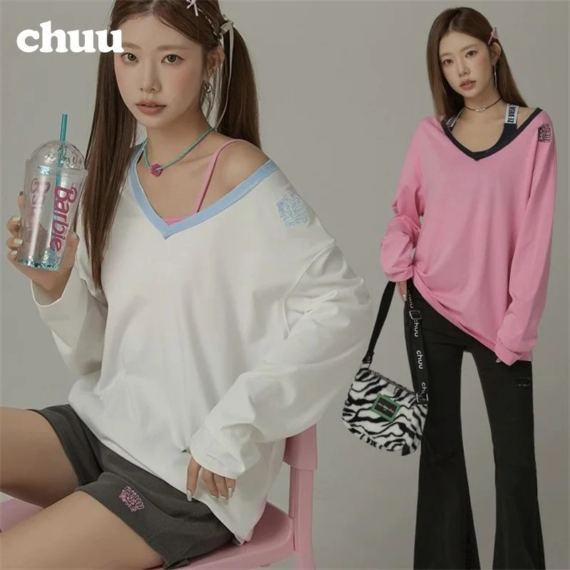 CHUU Love Hollow T-shirt Female 2023 Autumn New Sweet and Spicy Ageing Long-sleeved Splicing Slim Thin Blouse
CHUU Love Hollow T-shirt Female 2023 Autumn New Sweet and Spicy Ageing Long-sleeved Splicing Slim Thin Blouse