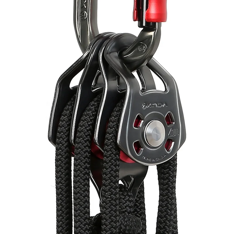 climbing aluminium triple pulley with ball bearing for rescue traversing lifting
climbing aluminium triple pulley with ball bearing for rescue traversing lifting