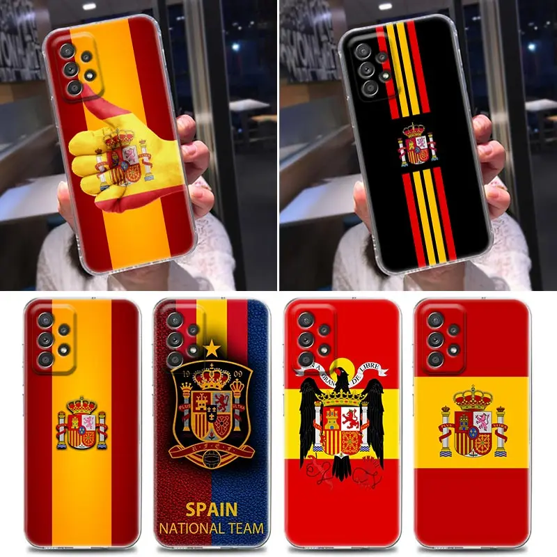 Silicone Clear Case For Samsung Galaxy A52 A51 A53 A72 A71 A73 A32 A31 A33 A22 A11 Soft Cases Cover ESPANA Spanish Spain Flag
Silicone Clear Case For Samsung Galaxy A52 A51 A53 A72 A71 A73 A32 A31 A33 A22 A11 Soft Cases Cover ESPANA Spanish Spain Flag