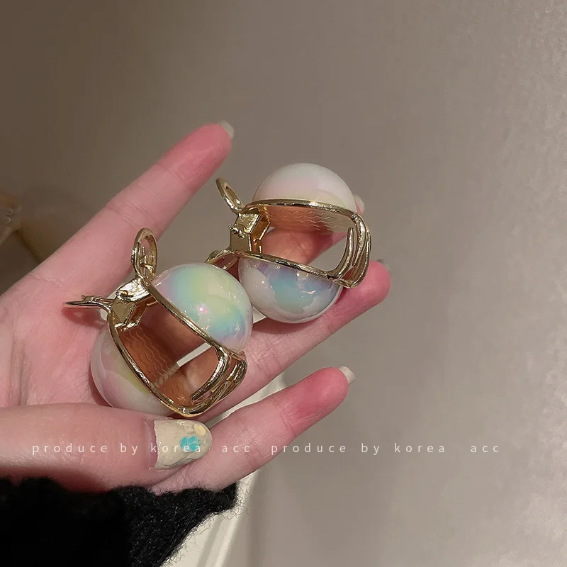 Mini Color Gradient Half Round Bead Small Hair Clip Korean Style Curling Autumn And Winter Minority Gentle
Mini Color Gradient Half Round Bead Small Hair Clip Korean Style Curling Autumn And Winter Minority Gentle