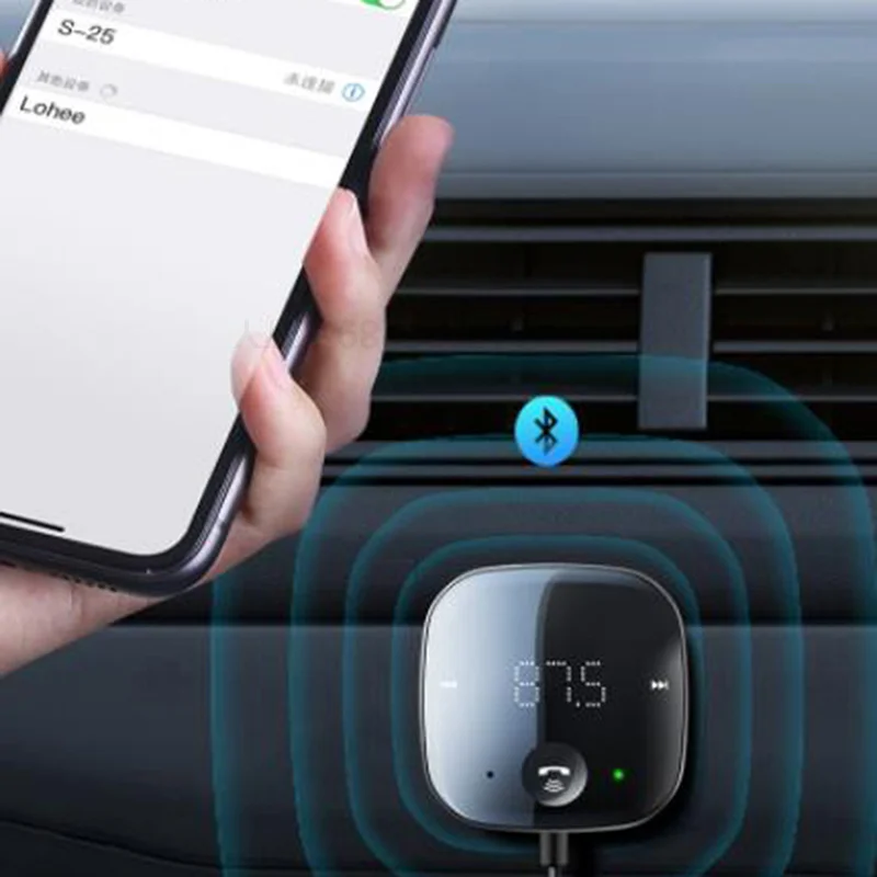 Автомобильный Bluetooth-приемник, проигрыватель, FM-передатчик, преобразование аудио, 5,0 воспроизведение музыки без потерь
Автомобильный Bluetooth-приемник, проигрыватель, FM-передатчик, преобразование аудио, 5,0 воспроизведение музыки без потерь