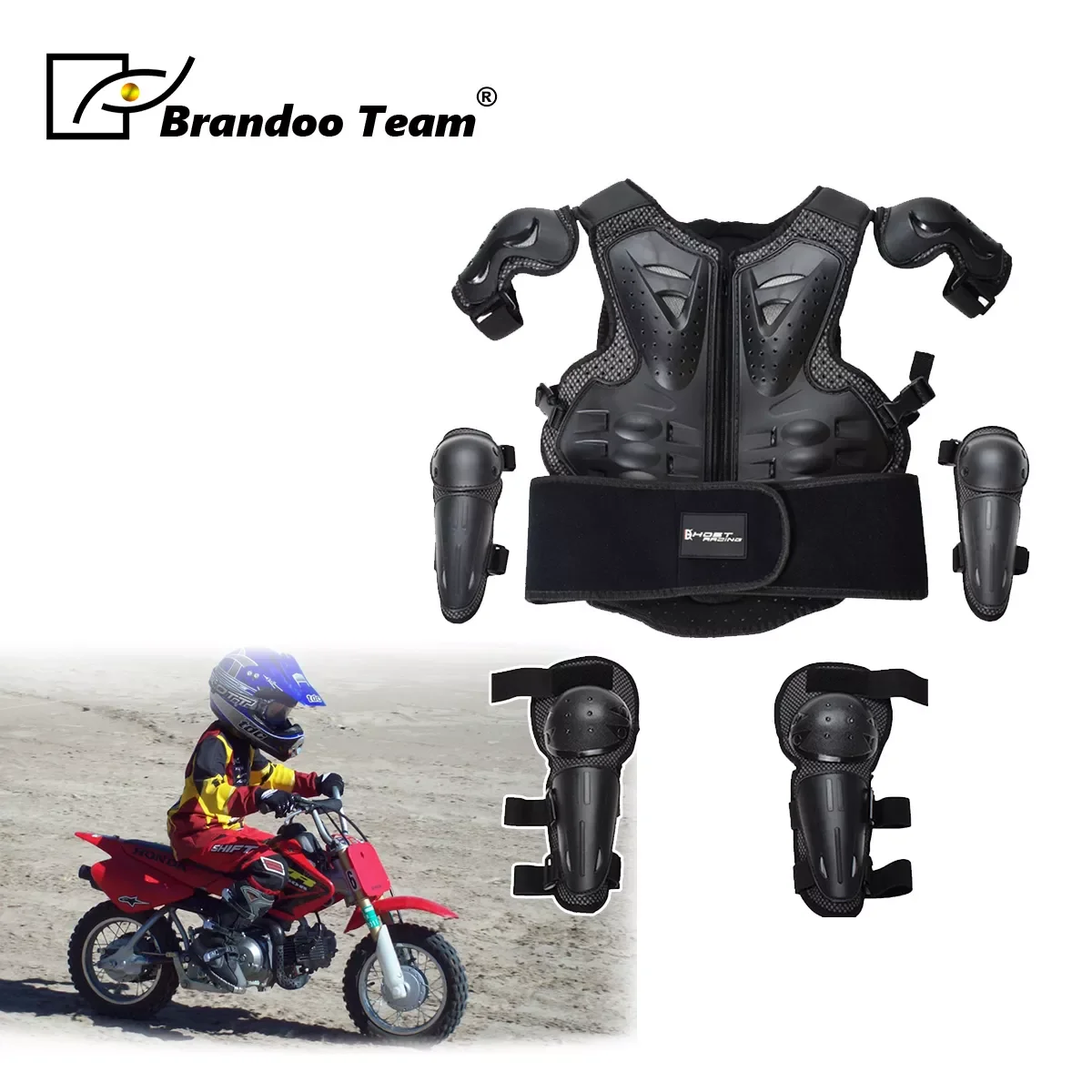 Children Full Body Protector Vest Armor Kids Motocross Armor Jacket Chest Spine Protection Gear elbow shoulder Knee guard
Children Full Body Protector Vest Armor Kids Motocross Armor Jacket Chest Spine Protection Gear elbow shoulder Knee guard