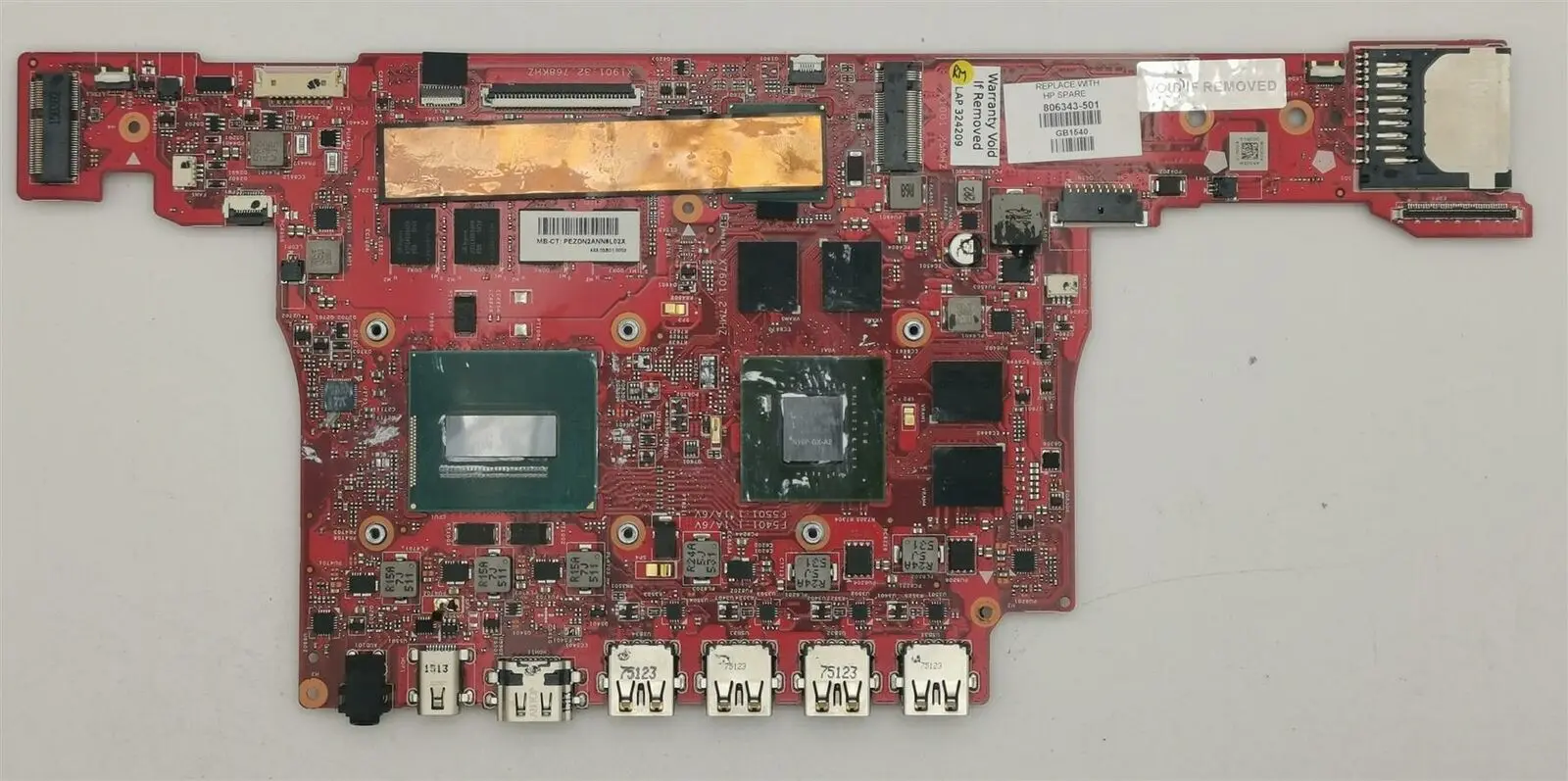 Genuine FOR HP 15T-5000 Motherboard Mainboard 788615-601 Core i7-4710HQ GTX860M 4G GPU 16GB
Genuine FOR HP 15T-5000 Motherboard Mainboard 788615-601 Core i7-4710HQ GTX860M 4G GPU 16GB