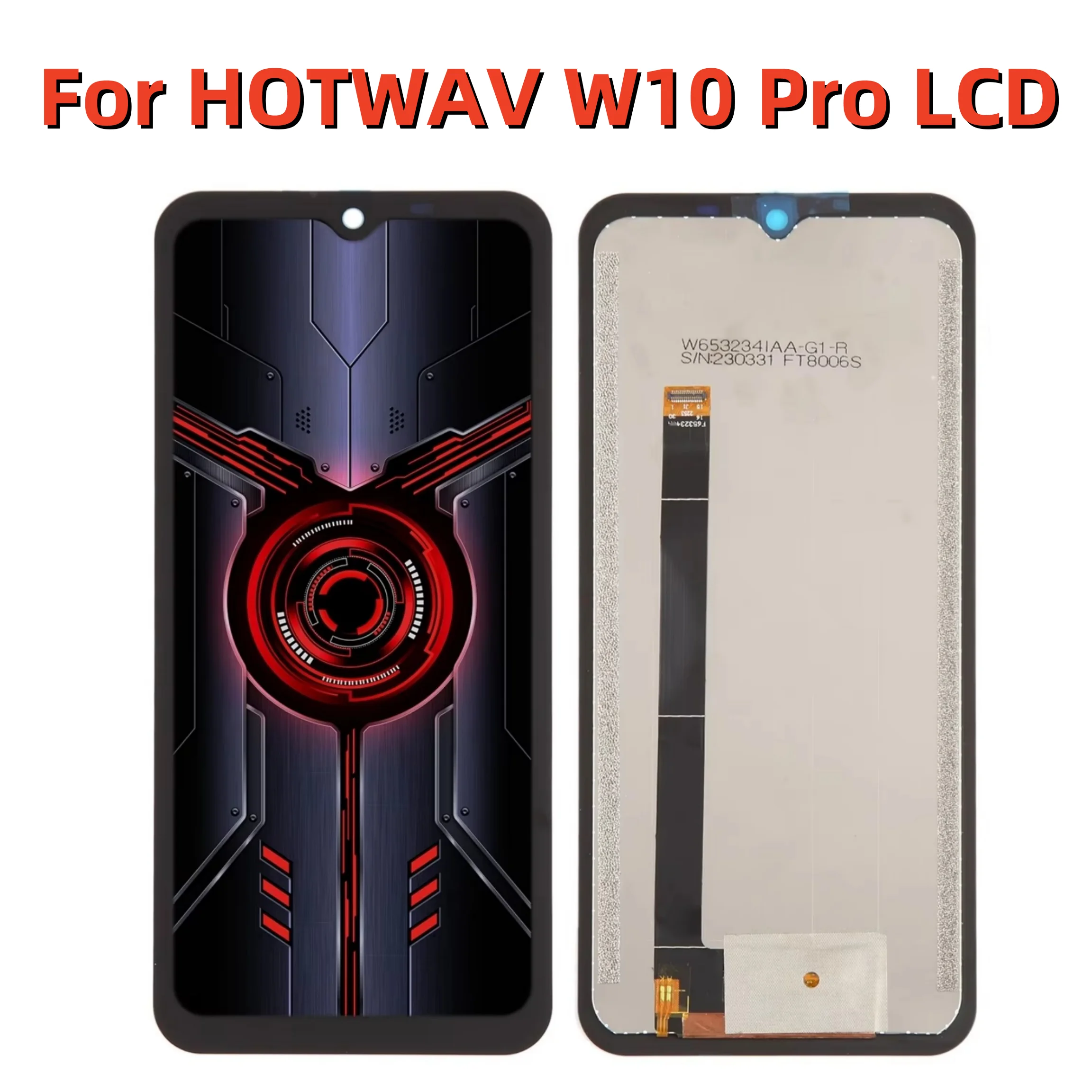 Оригинальный ЖК-экран для HOTWAV W10 Pro с дигитайзером полная сборка детали замены