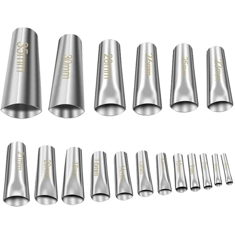 18Pcs Stainless Steel Caulking Nozzle Reusable Caulking Nozzle Sealant Kitchen Window Finishing Tool
18Pcs Stainless Steel Caulking Nozzle Reusable Caulking Nozzle Sealant Kitchen Window Finishing Tool