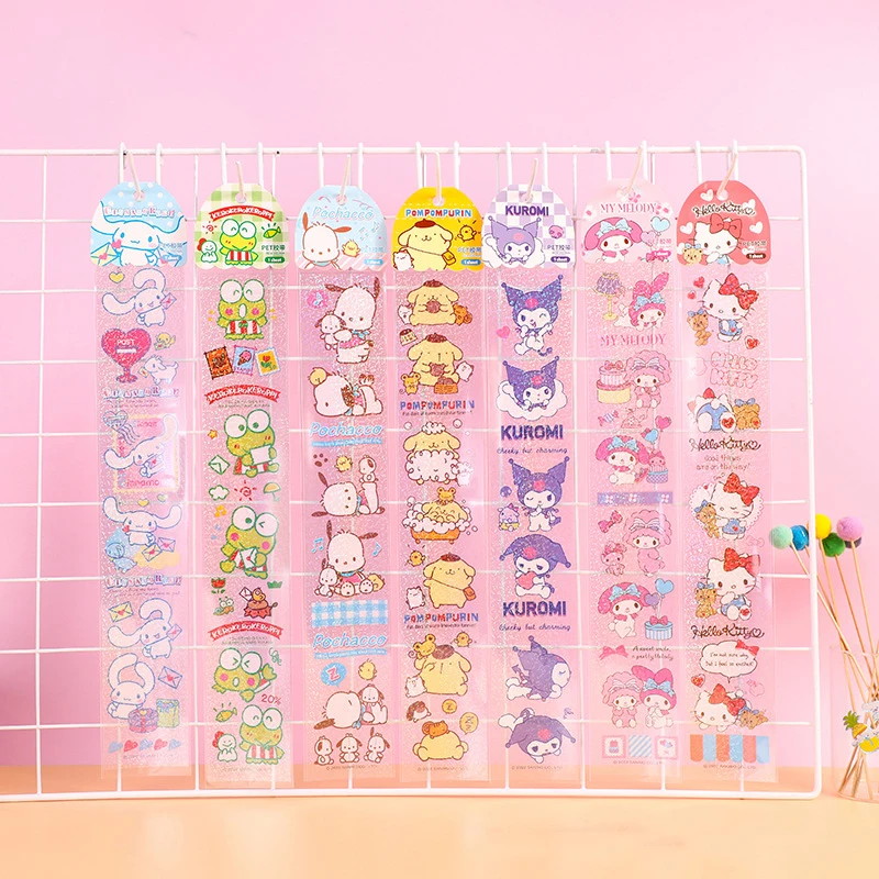 Sanrios Hellokittys My Melody Kuromi Cinnamoroll Pachacco Kawaii Anime Peripheral Sticker Tape Picture Clear Style Diverse
Sanrios Hellokittys My Melody Kuromi Cinnamoroll Pachacco Kawaii Anime Peripheral Sticker Tape Picture Clear Style Diverse