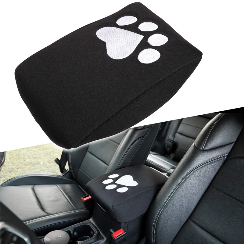 Neoprene Center Console Armrest Pad Cover Protector Cushion for Jeep Wrangler JL 2018 2019 (Dog Paw Sewing Logo)
Neoprene Center Console Armrest Pad Cover Protector Cushion for Jeep Wrangler JL 2018 2019 (Dog Paw Sewing Logo)