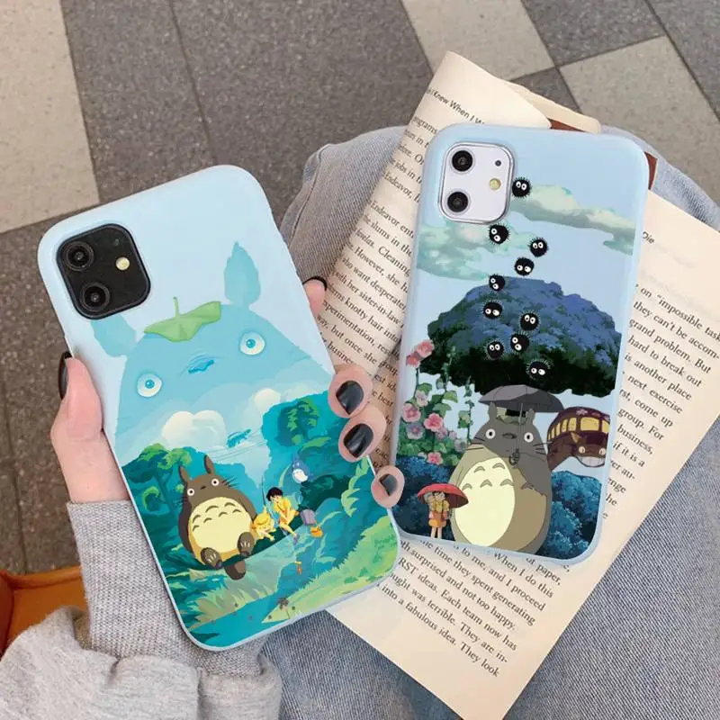 YNDFCNB My Neighbor Totoro Phone Case for iPhone 14 11 12 13 Mini Pro Xs Max 8 7 6 6S Plus X XR Solid Candy Color Case 
YNDFCNB My Neighbor Totoro Phone Case for iPhone 14 11 12 13 Mini Pro Xs Max 8 7 6 6S Plus X XR Solid Candy Color Case