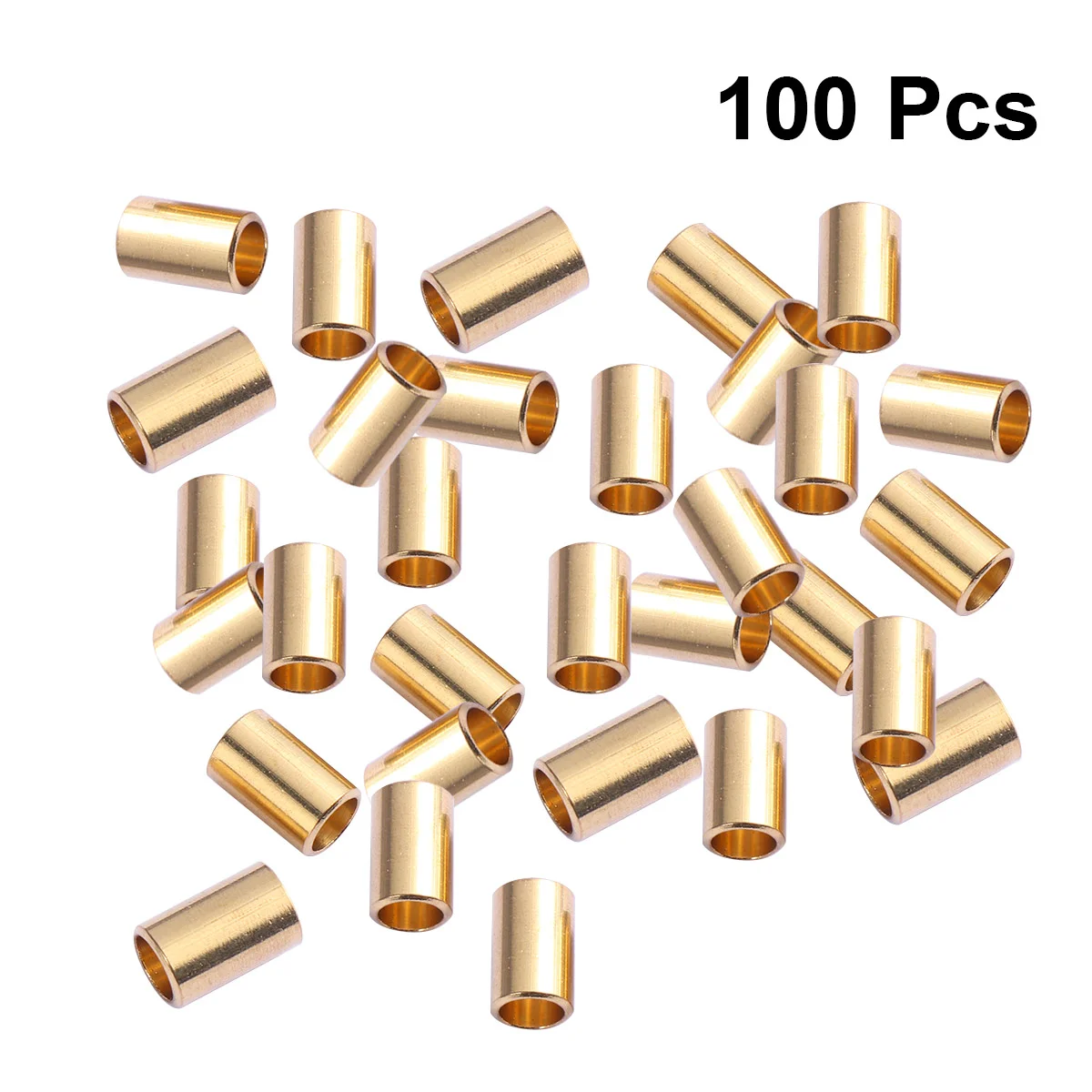 100pcs DIY Jewelry Accessories Round Tube Straight Tube Beads Copper Beading Accessory for Handmade Bracelets Necklace Craft
100pcs DIY Jewelry Accessories Round Tube Straight Tube Beads Copper Beading Accessory for Handmade Bracelets Necklace Craft