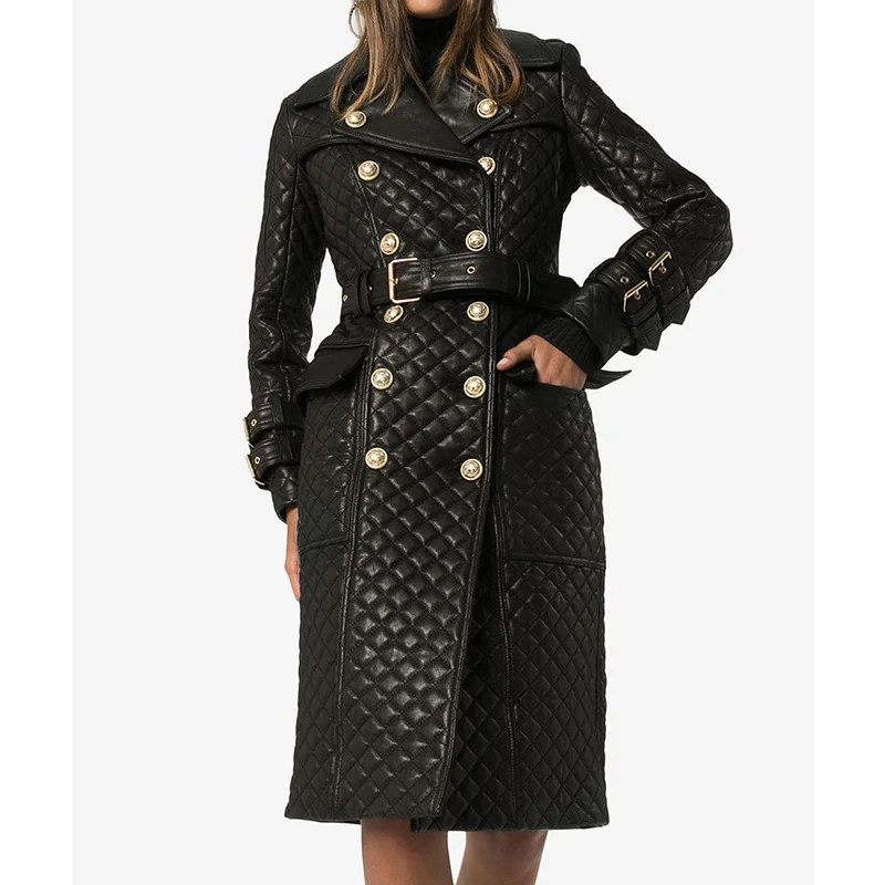 Genuine Women Winter Clothing Sheepskin Long Trench Coat Double Breasted Belt s Female Leather Jacket Lq
Genuine Women Winter Clothing Sheepskin Long Trench Coat Double Breasted Belt s Female Leather Jacket Lq