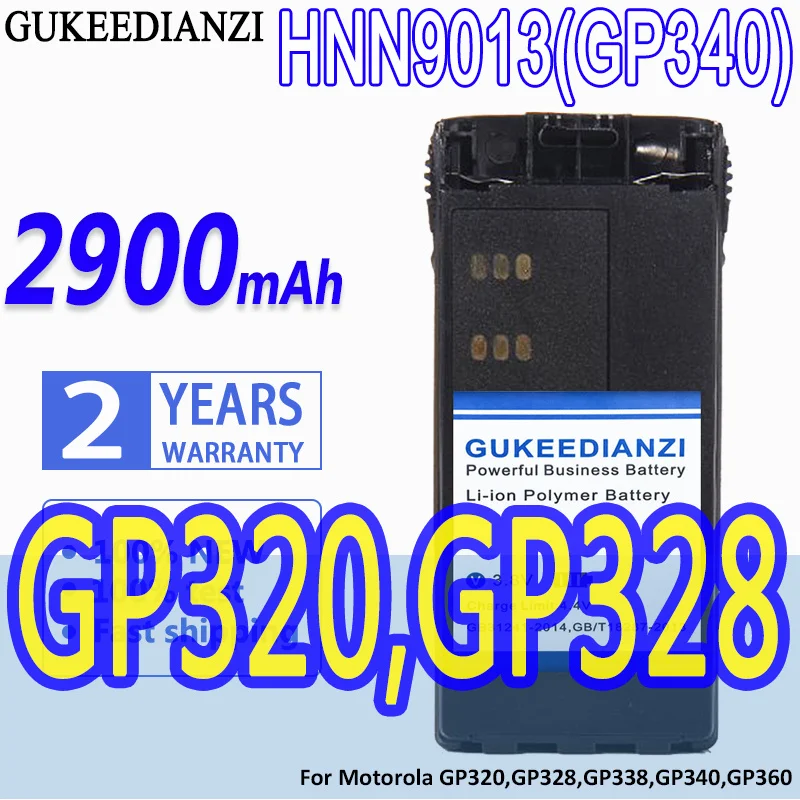 2900mAh GUKEEDIANZI Battery HNN9013 (GP340) for Motorola HT750 HT1225 HT1250 HT1550 PRO7150 PRO9150 GP328 GP320 GP340 GP380
2900mAh GUKEEDIANZI Battery HNN9013 (GP340) for Motorola HT750 HT1225 HT1250 HT1550 PRO7150 PRO9150 GP328 GP320 GP340 GP380