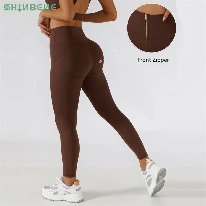 SHINBENE FRONT ZIPPER Naked Feel Yoga Pants Sport Leggings Women High Waist Hip Lift Solid Running Pilates Workout Gym Leggings
SHINBENE FRONT ZIPPER Naked Feel Yoga Pants Sport Leggings Women High Waist Hip Lift Solid Running Pilates Workout Gym Leggings