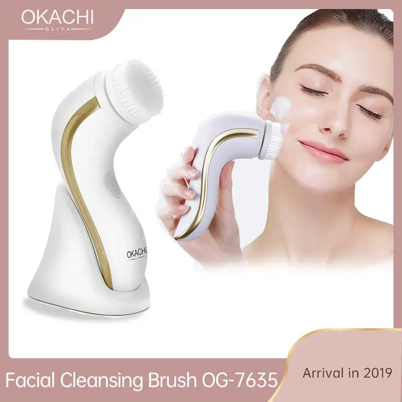 OKACHI GLIYA Electric Facial Cleansing Brush Deep Pore Cleaning Face Cleaner Beauty Tool Waterproof USB Rechargeable Gold
OKACHI GLIYA Electric Facial Cleansing Brush Deep Pore Cleaning Face Cleaner Beauty Tool Waterproof USB Rechargeable Gold