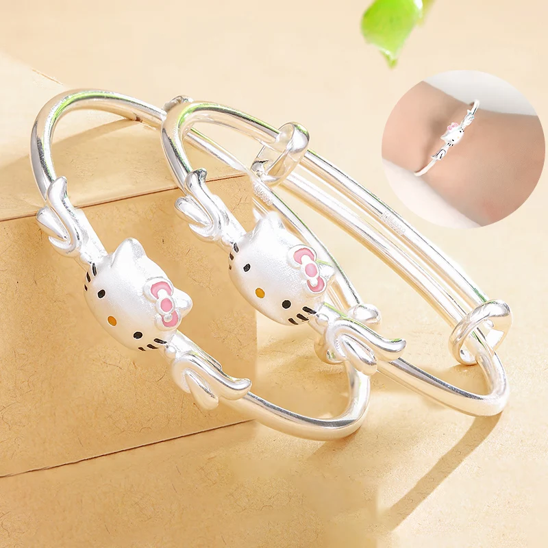 Kawaii Hello Kitty регулируемые браслеты Модная девушка очаровательный браслет ручная цепочка женские ювелирные изделия Аксессуары для друзей под...
Kawaii Hello Kitty регулируемые браслеты Модная девушка очаровательный браслет ручная цепочка женские ювелирные изделия Аксессуары для друзей под...