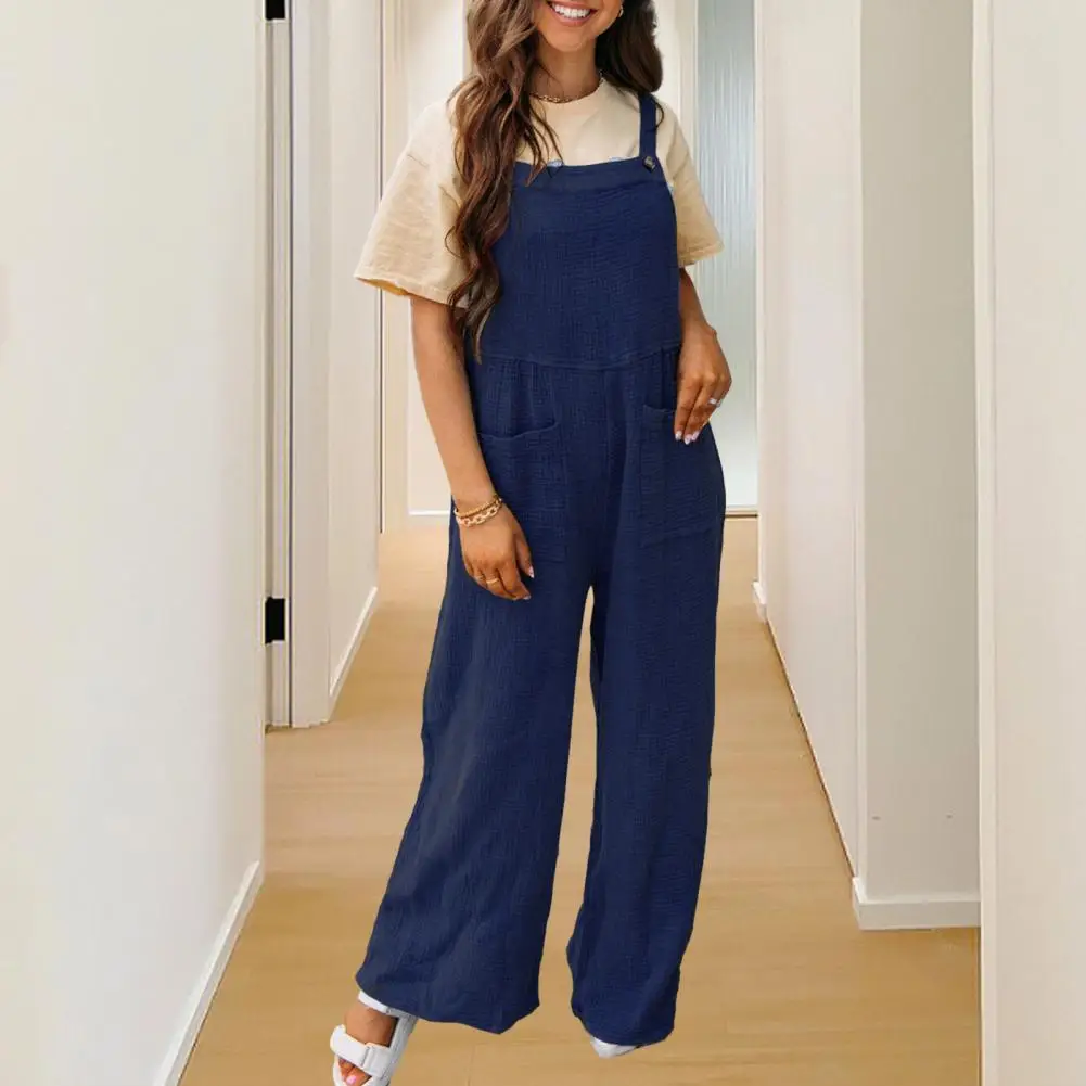 Breathable Trendy Full Length Square Neck Backless Lady Jumpsuit Sleeveless Female Clothes
Breathable Trendy Full Length Square Neck Backless Lady Jumpsuit Sleeveless Female Clothes
