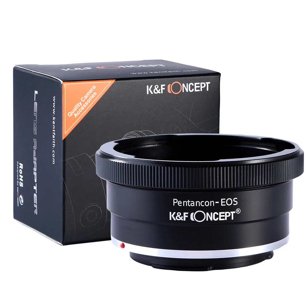 K&F Concept Lens Adapter for KIEV 60 mount lens to Canon EOS EF camera 1DX 5DS 5D3 6D2 7D 700D 750D 760D
K&F Concept Lens Adapter for KIEV 60 mount lens to Canon EOS EF camera 1DX 5DS 5D3 6D2 7D 700D 750D 760D