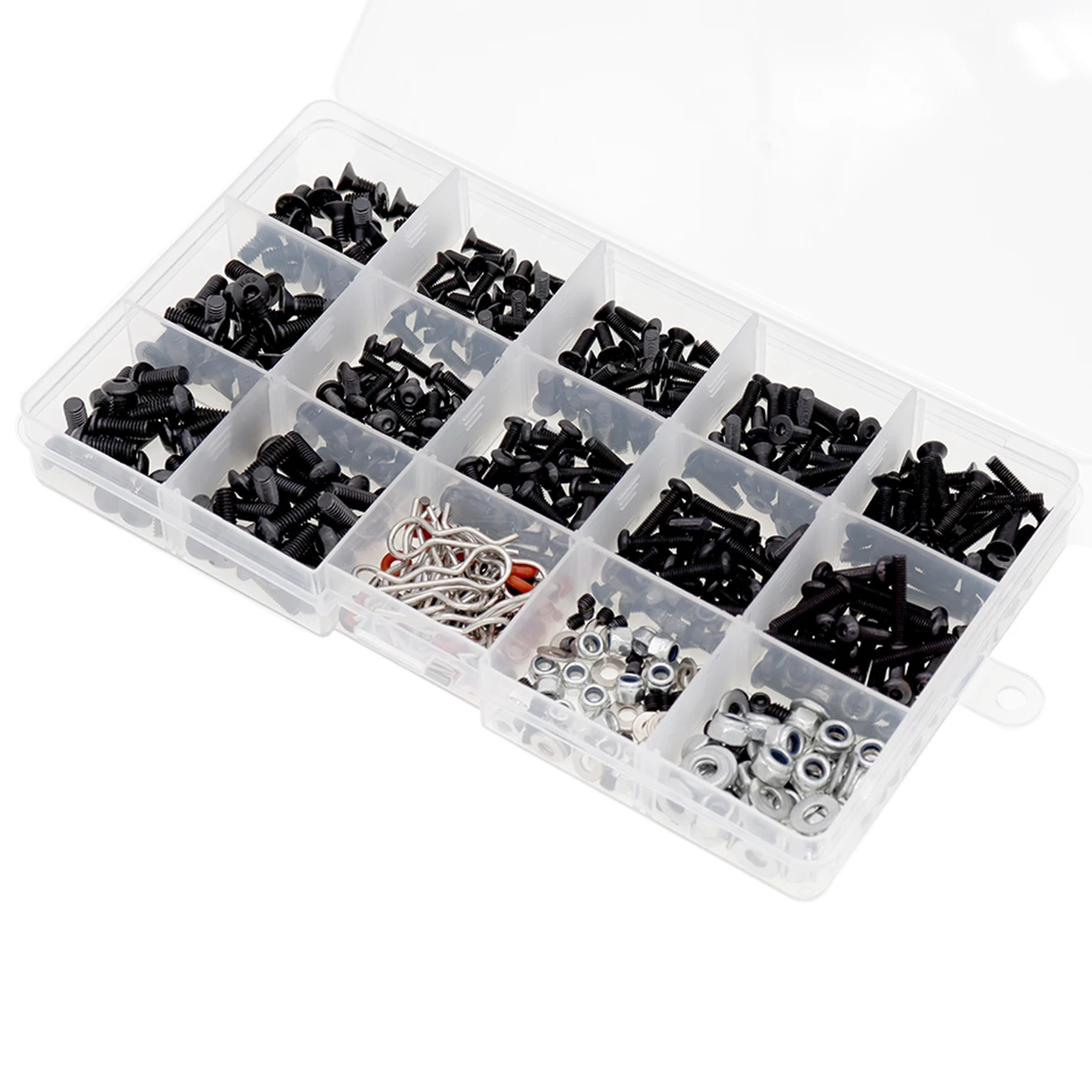 RC Screws Box Set for 1/10 HSP Traxxas TRX-4 TRX-6 Tamiya CFX MST HPI Kyosho D90 Scx10 D110 AXIAL D110 Remote Control Car Parts
RC Screws Box Set for 1/10 HSP Traxxas TRX-4 TRX-6 Tamiya CFX MST HPI Kyosho D90 Scx10 D110 AXIAL D110 Remote Control Car Parts