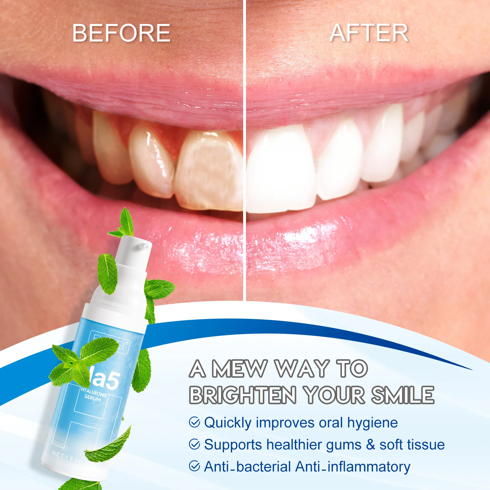 Anti-Allergic Repair Toothpaste Cleaning Teeth Remove Stains Freshens Breath Anti Bacterial Antiphlogistic Whitening Oral Care
Anti-Allergic Repair Toothpaste Cleaning Teeth Remove Stains Freshens Breath Anti Bacterial Antiphlogistic Whitening Oral Care