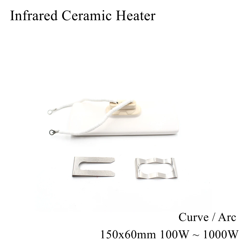 150x60mm 220V IR Infrared Ceramic Heater Air Heating Arc Curve Plate Brick Board Top Bottom BGA Rework Station Soldering 150mm
150x60mm 220V IR Infrared Ceramic Heater Air Heating Arc Curve Plate Brick Board Top Bottom BGA Rework Station Soldering 150mm
