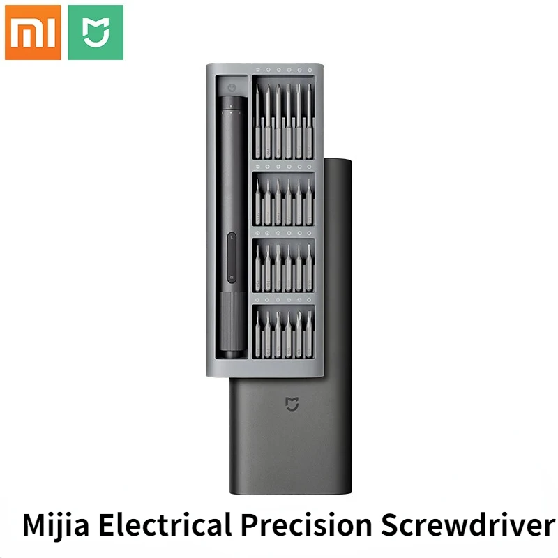 Набор электрических прецизионных отверток Xiaomi Mijia, 2 зубчатых момента, 400 винтов, 1 Type-C, зарядный магнитный Алюминиевый корпус, 24 S2
Набор электрических прецизионных отверток Xiaomi Mijia, 2 зубчатых момента, 400 винтов, 1 Type-C, зарядный магнитный Алюминиевый корпус, 24 S2