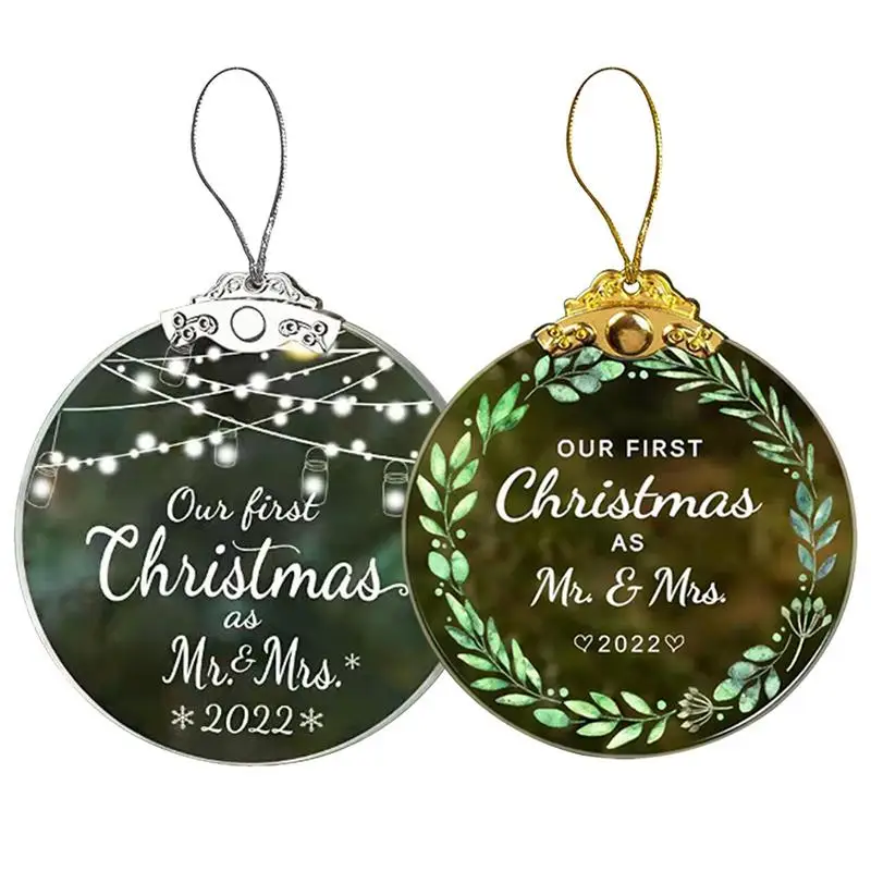 Первый Рождественский Свадебный орнамент 2022 милый 2022 первый наш Рождество в качестве г-на и миссис орнамент акриловый круглый орнамент для свадьбы
Первый Рождественский Свадебный орнамент 2022 милый 2022 первый наш Рождество в качестве г-на и миссис орнамент акриловый круглый орнамент для свадьбы