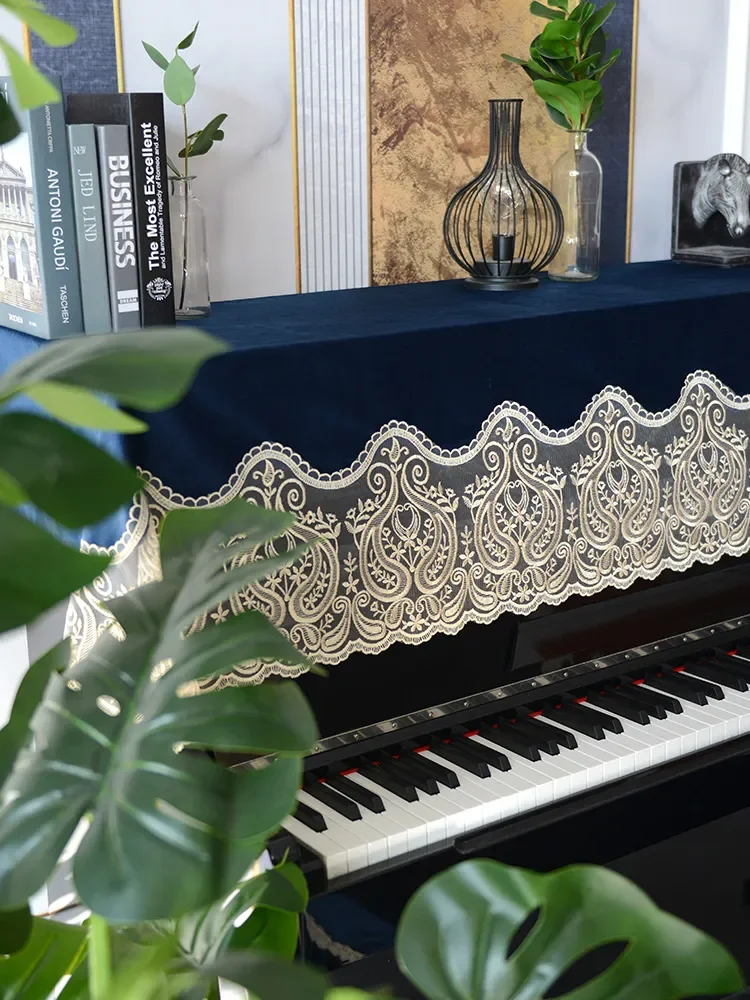 European piano cover half cover dustproof piano stool cover cover new piano towel full cover high-grade lace piano cloth cover
European piano cover half cover dustproof piano stool cover cover new piano towel full cover high-grade lace piano cloth cover