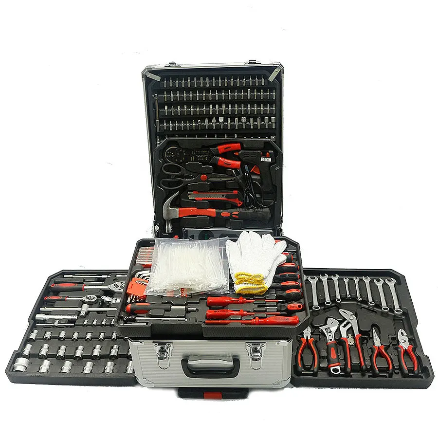999pcs Hand Tool Kit Professional Auto Repair Kit Wrench Socket Set Mechanics Tools Kit
999pcs Hand Tool Kit Professional Auto Repair Kit Wrench Socket Set Mechanics Tools Kit