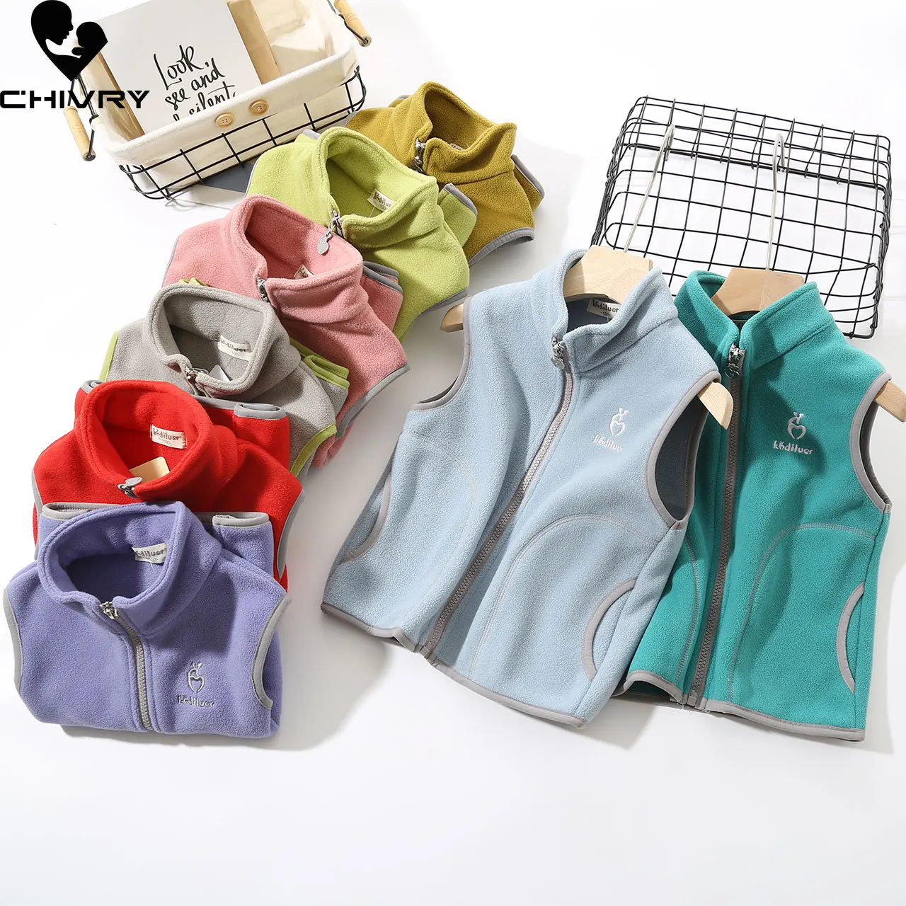 New Kids Autumn Winter Outerwear Waistcoats Sleeveless Zipper Solid Jackets Children's Vest for Boys Girl Polar Fleece Baby Vest
New Kids Autumn Winter Outerwear Waistcoats Sleeveless Zipper Solid Jackets Children's Vest for Boys Girl Polar Fleece Baby Vest