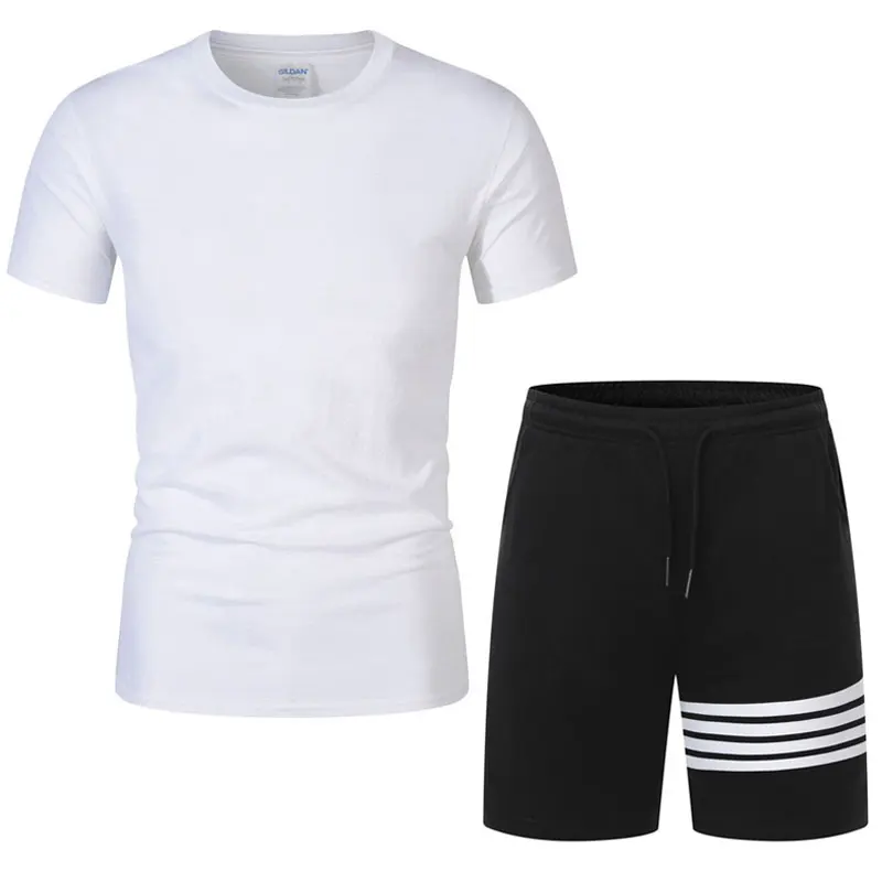 Sports Shorts Set Summer Men Tracksuits T-Shirt Two Piece Set Casual Men's Short Sets Fashion Track Suit Brand Clothing
Sports Shorts Set Summer Men Tracksuits T-Shirt Two Piece Set Casual Men's Short Sets Fashion Track Suit Brand Clothing
