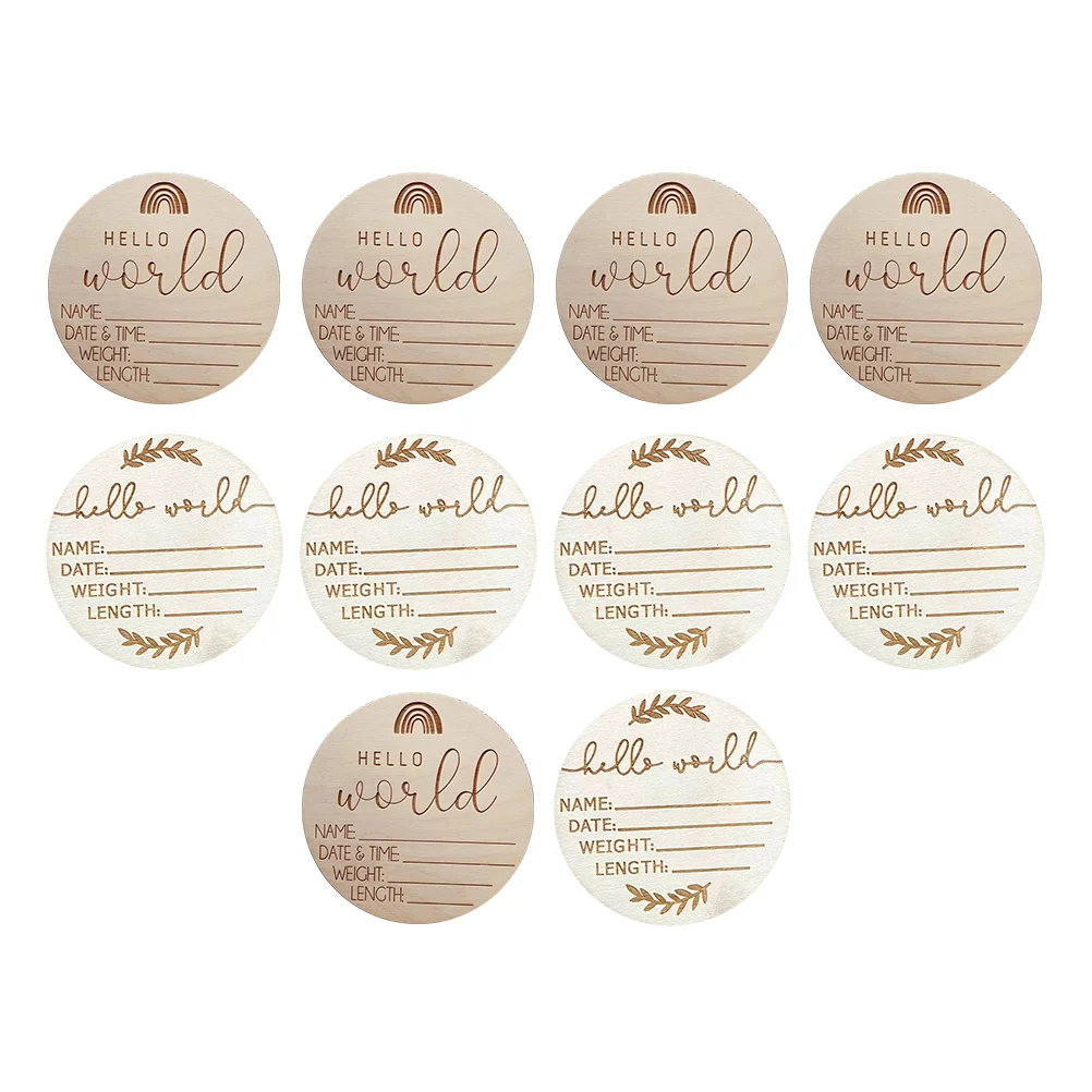 10Pcs Baby Name Sign Wooden Multipurpose Baby Announcement Sign Nursery Baby Name Signs Hello World Newborn Sign
10Pcs Baby Name Sign Wooden Multipurpose Baby Announcement Sign Nursery Baby Name Signs Hello World Newborn Sign
