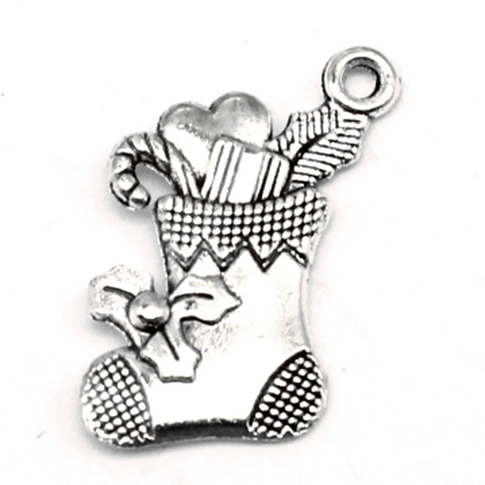 100pcs Wholesale Jewelry Lots Christmas Boots Charms Pendant Supplies For Jewelry Materials 15x20mm
100pcs Wholesale Jewelry Lots Christmas Boots Charms Pendant Supplies For Jewelry Materials 15x20mm