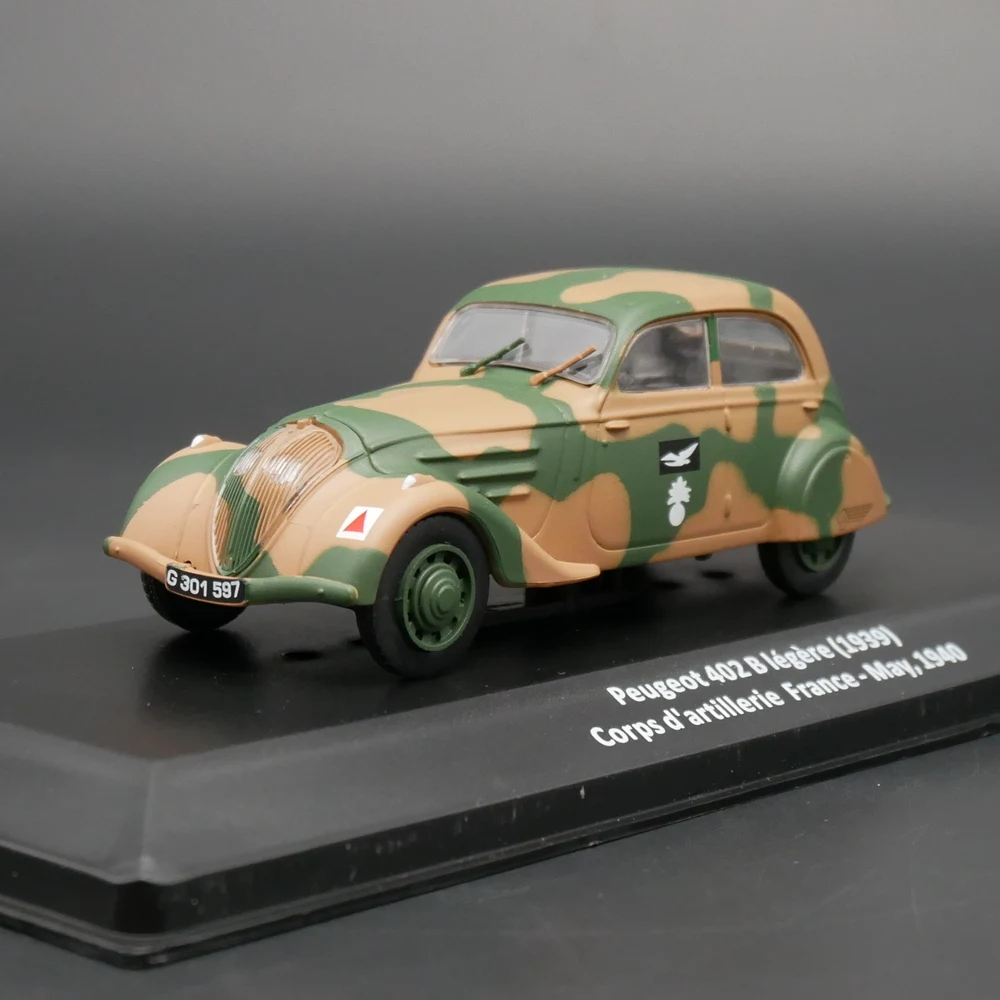 Модель военного автомобиля Ixo 1:43 времен Второй мировой войны Peugeot 402 B Legere 1940, литая металлическая Игрушечная модель автомобиля
Модель военного автомобиля Ixo 1:43 времен Второй мировой войны Peugeot 402 B Legere 1940, литая металлическая Игрушечная модель автомобиля