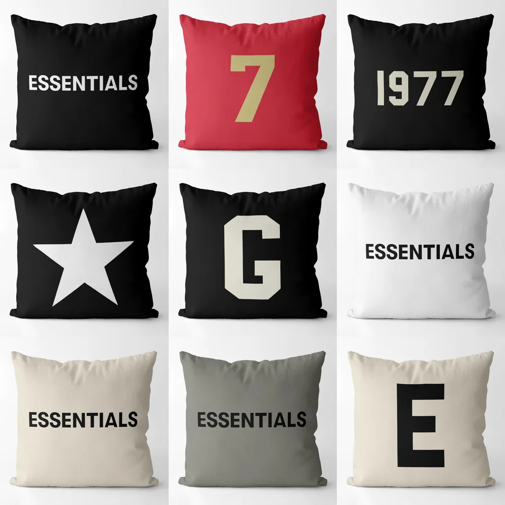 Nordic ESSENTIALS Pillowcase Letter Number Decorative Pillow Cover Sofa Cushion Cover Luxury Brand Pillow Case Home Decor
Nordic ESSENTIALS Pillowcase Letter Number Decorative Pillow Cover Sofa Cushion Cover Luxury Brand Pillow Case Home Decor