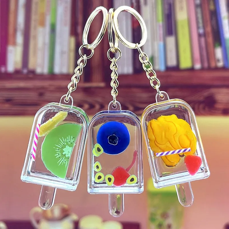 Cute Fruit Ice Cream Key Chain Creative Design Women Kid Mini Simulated Food Keychains Original Girl Car Bag Keyring Jewelry
Cute Fruit Ice Cream Key Chain Creative Design Women Kid Mini Simulated Food Keychains Original Girl Car Bag Keyring Jewelry