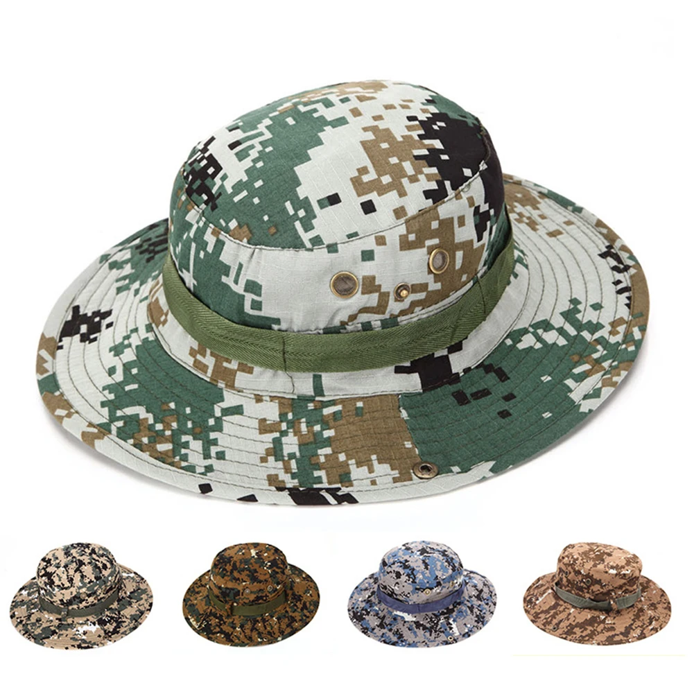 Camouflage Sun Hat Men's Summer Sunscreen Big Brim Hat Fishing Hat Camping Hiking Equipments Accessories Cycling
Camouflage Sun Hat Men's Summer Sunscreen Big Brim Hat Fishing Hat Camping Hiking Equipments Accessories Cycling