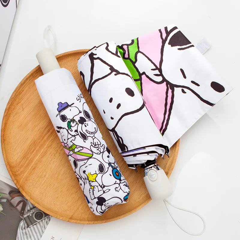 Kawaii Snoopy Anime series Cute Fashion Cartoon Pattern Fully automatic sun umbrella Sun protection against UV rays Sunshade
Kawaii Snoopy Anime series Cute Fashion Cartoon Pattern Fully automatic sun umbrella Sun protection against UV rays Sunshade