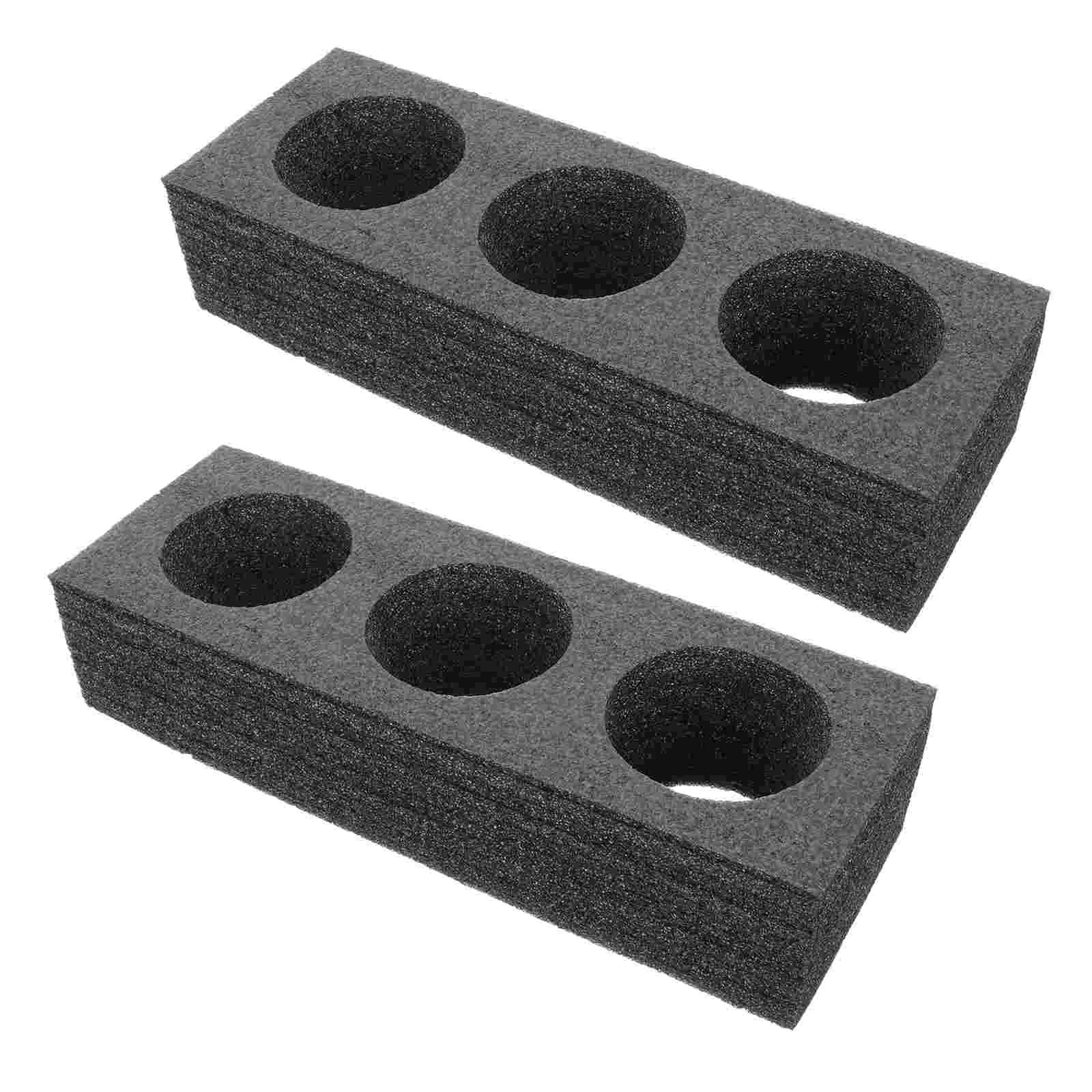 

2 Pcs Cup Foam Holder Car Tray Drink Trays Beverage Takeout Holders Rustic Carriers