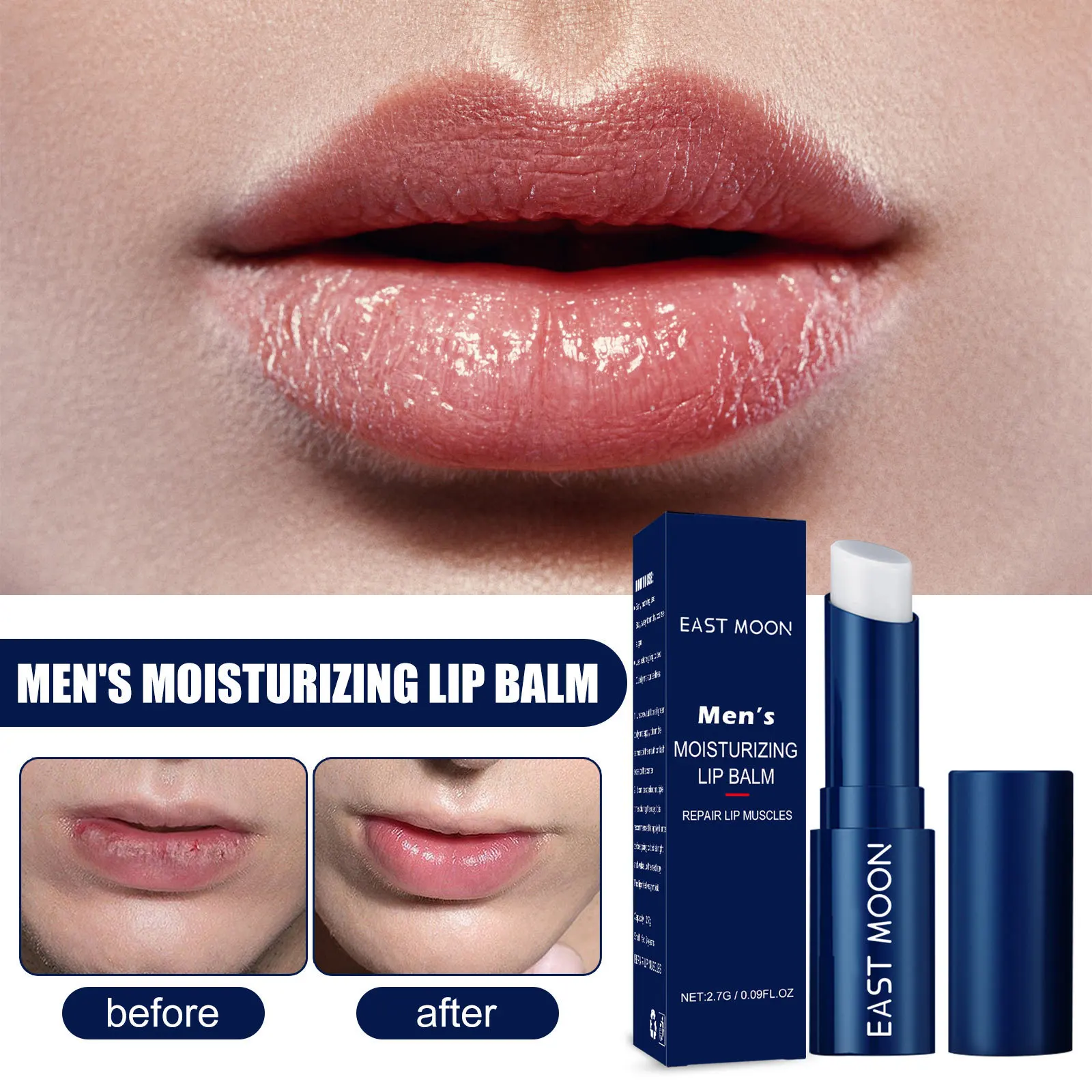 Moisturizing Lip Balm for Men Anti Dry Crack Peel Dead Skin Remover Hydrating Nourishing Repairing Lipstick Male Lip Moisturizer
Moisturizing Lip Balm for Men Anti Dry Crack Peel Dead Skin Remover Hydrating Nourishing Repairing Lipstick Male Lip Moisturizer