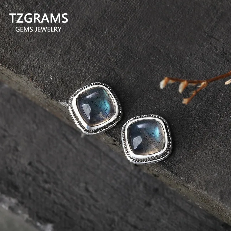 Real Solid Silver Earrings with Natural Labradorite Gemstone 925 Sterling Silver Stud Earrings Gifts for Women Elegant Jewelry
Real Solid Silver Earrings with Natural Labradorite Gemstone 925 Sterling Silver Stud Earrings Gifts for Women Elegant Jewelry